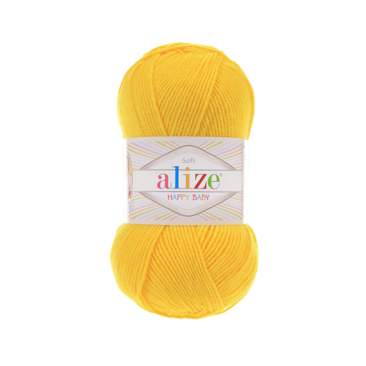 

Пряжа Alize 7731295_00007 HAPPY BABY 216 жёлтый, HAPPY BABY