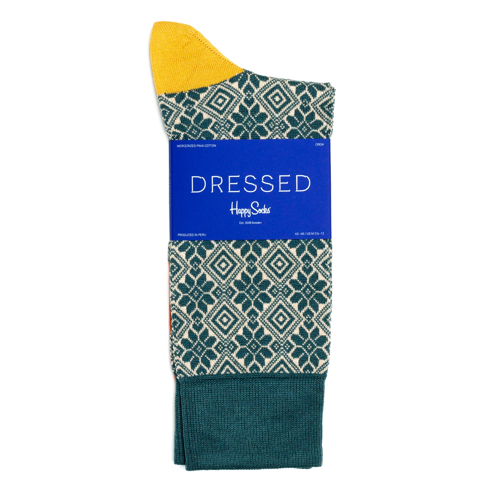 

Носки мужские Happy Socks Floral Wallpaper разноцветные 43-46, Floral Wallpaper