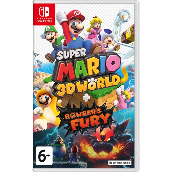 Игра Super Mario 3D World + Bowser's Fury Стандартное издание для Nintendo Switch