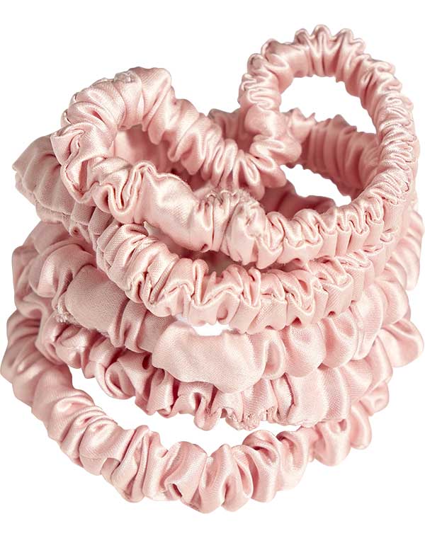 

Ayris Silk Резинки узкие из натурального шёлка, набор 4 шт., Ayris Silk
