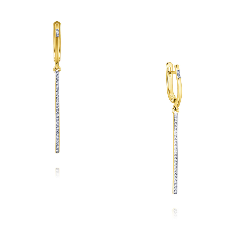 

Серьги подвески из золота ADAMAS 24037059/01-А55Д-41, бриллиант, 24037059/01-А55Д-41