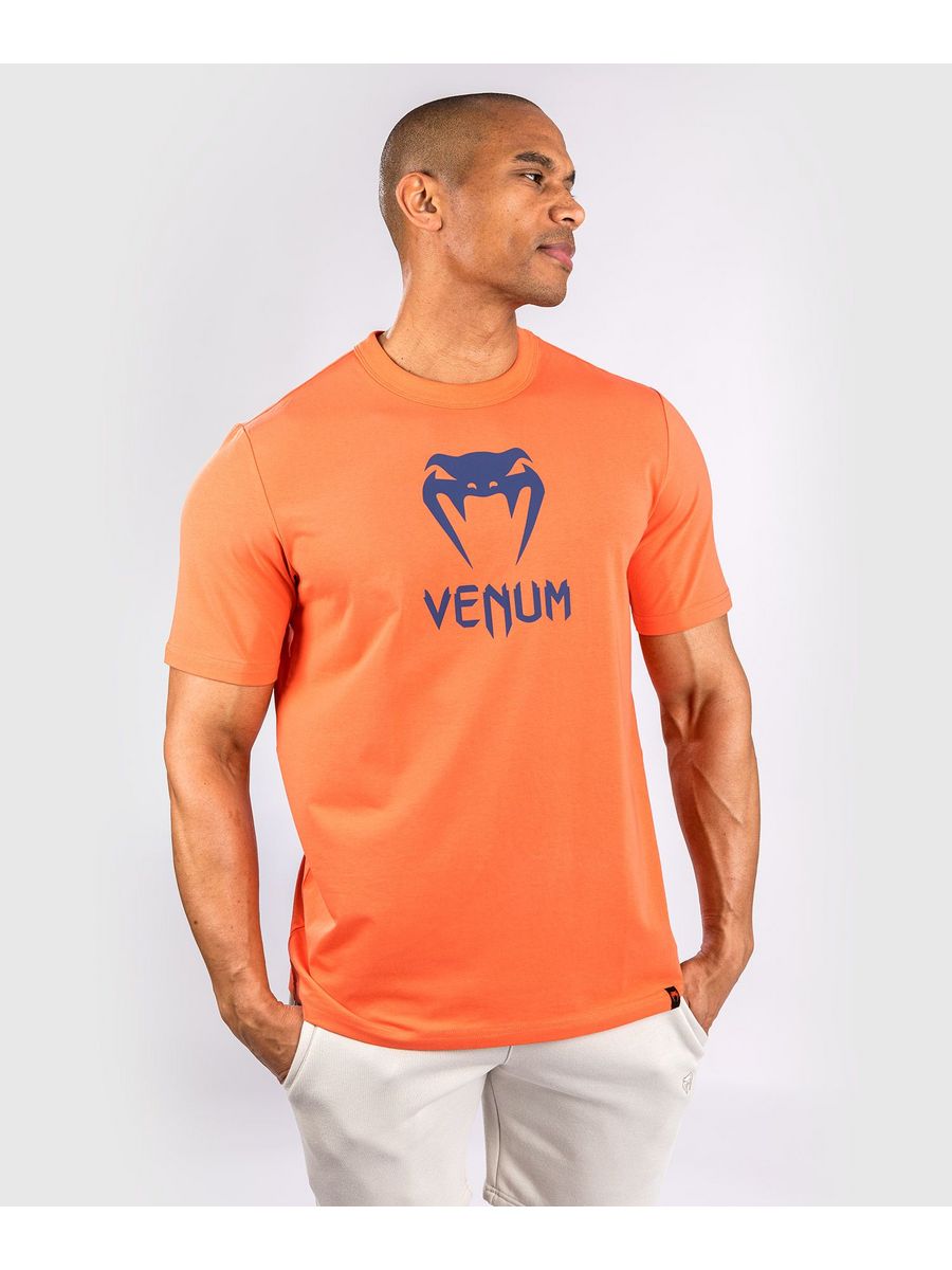 Футболка мужская Venum Classic оранжевая XL