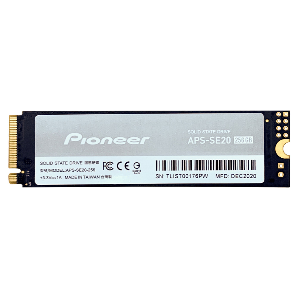 

SSD накопитель Pioneer APS-SE20-256 M.2 2280 256 ГБ, APS-SE20-256