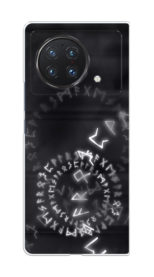 

Чехол на Vivo X Fold "Руны", Серый;черный, 266750-3