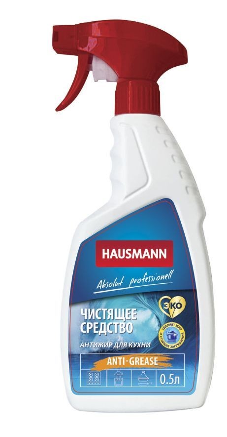 фото Чистящее средство hausmann hm-ch-04 001 антижир для кухни, 0,5 л