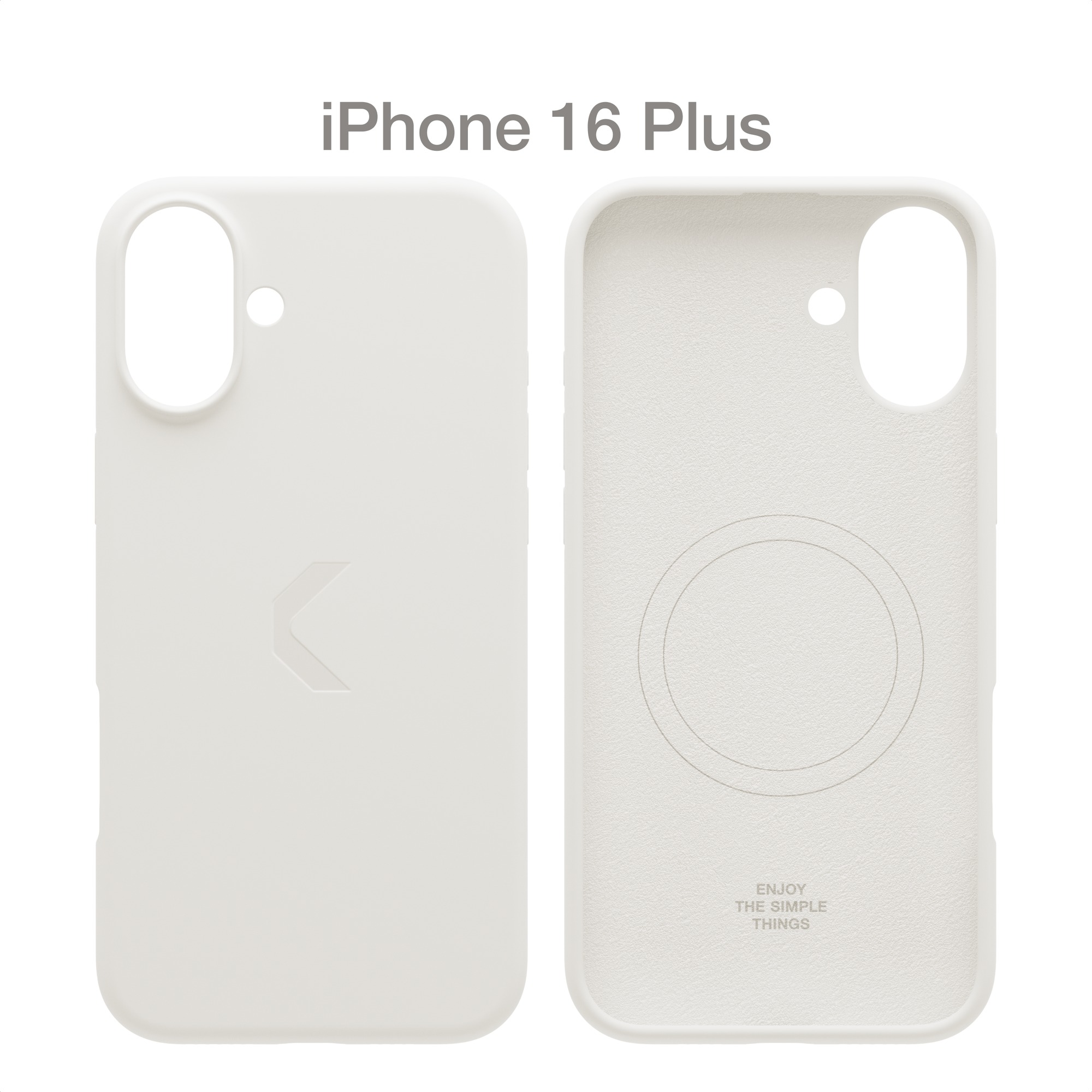 Чехол Commo Shield Case для Apple iPhone 16 Plus с поддержкой беспроводной зарядки, White