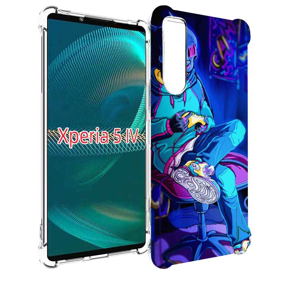 

Чехол MyPads киберпанк игрок для Sony Xperia 5 IV (5-4), Прозрачный, Tocco