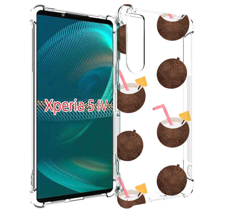 

Чехол MyPads кокосики для Sony Xperia 5 IV (5-4), Прозрачный, Tocco
