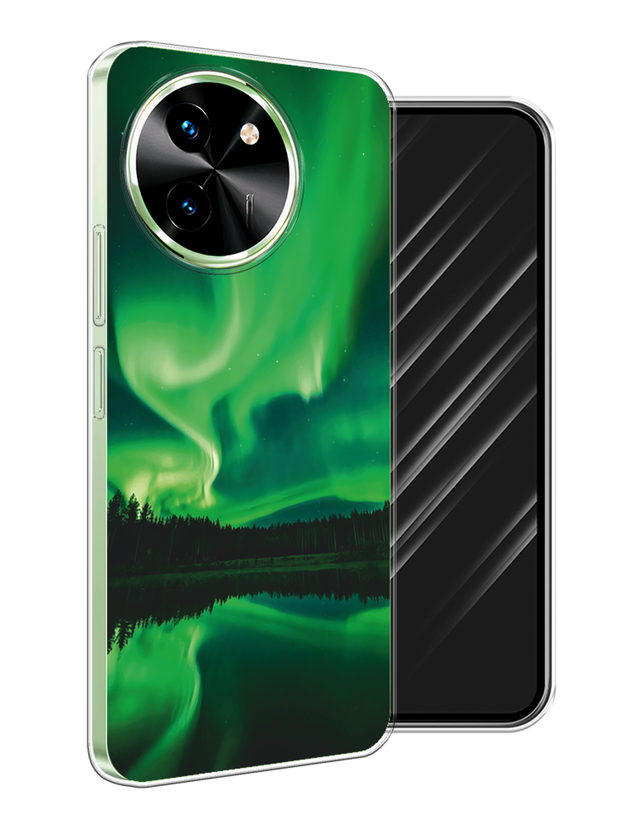 

Чехол Awog на Vivo T3x/Y38 5G "Ночные пейзажи 7", Зеленый;черный, 2610650-1