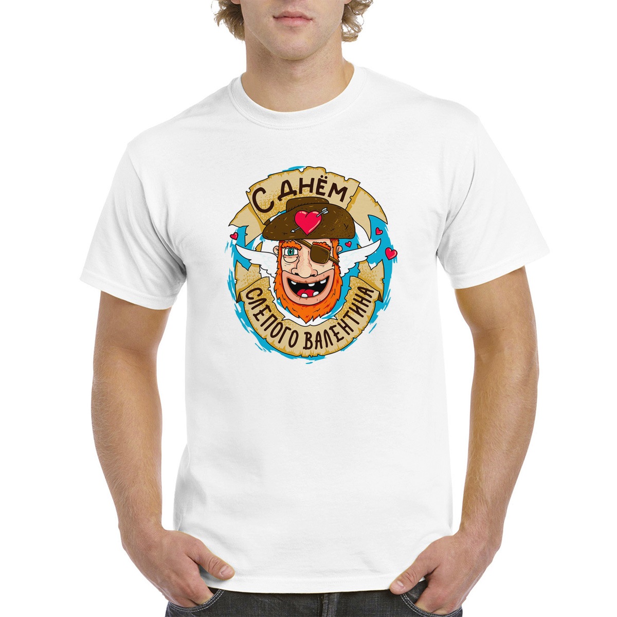 

Футболка унисекс CoolPodarok M0151466 белая 48 RU, Белый, M0151466