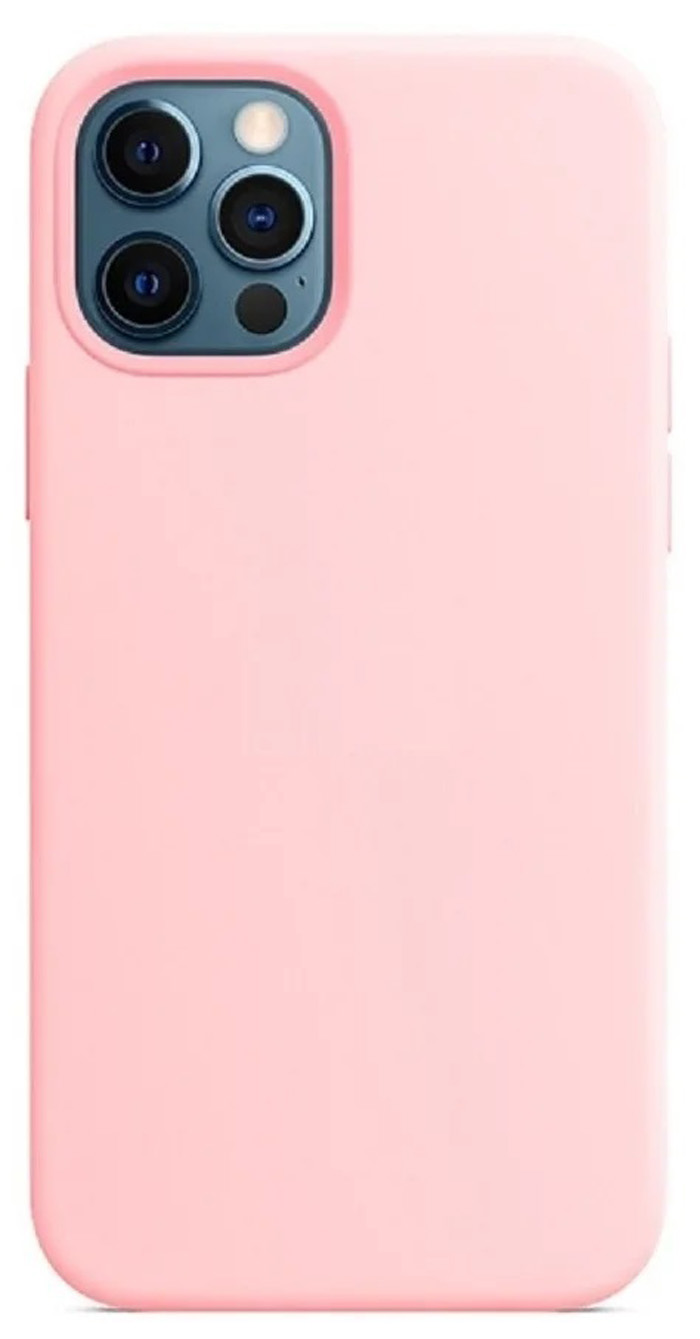 

Силиконовый чехол для Apple iPhone 13 Pro Max, нежно-розовый
