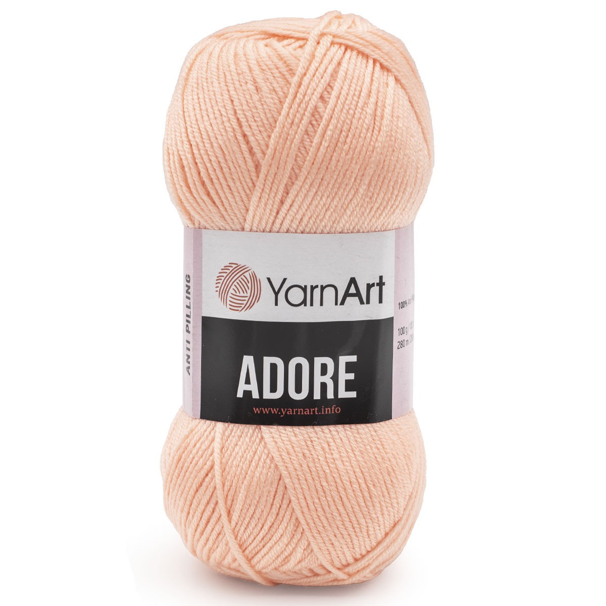 фото Пряжа yarnart 7730460_00014 adore 333 нежно-персиковый