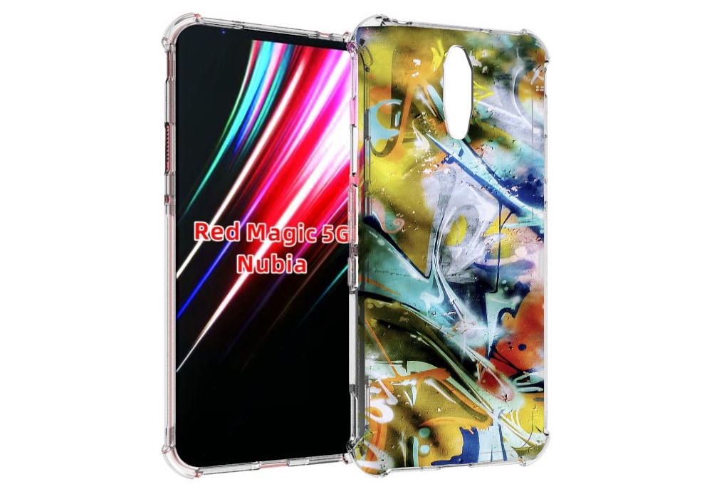 

Чехол MyPads граффити-хаос для ZTE Nubia Red Magic 1 5G, Прозрачный, Tocco
