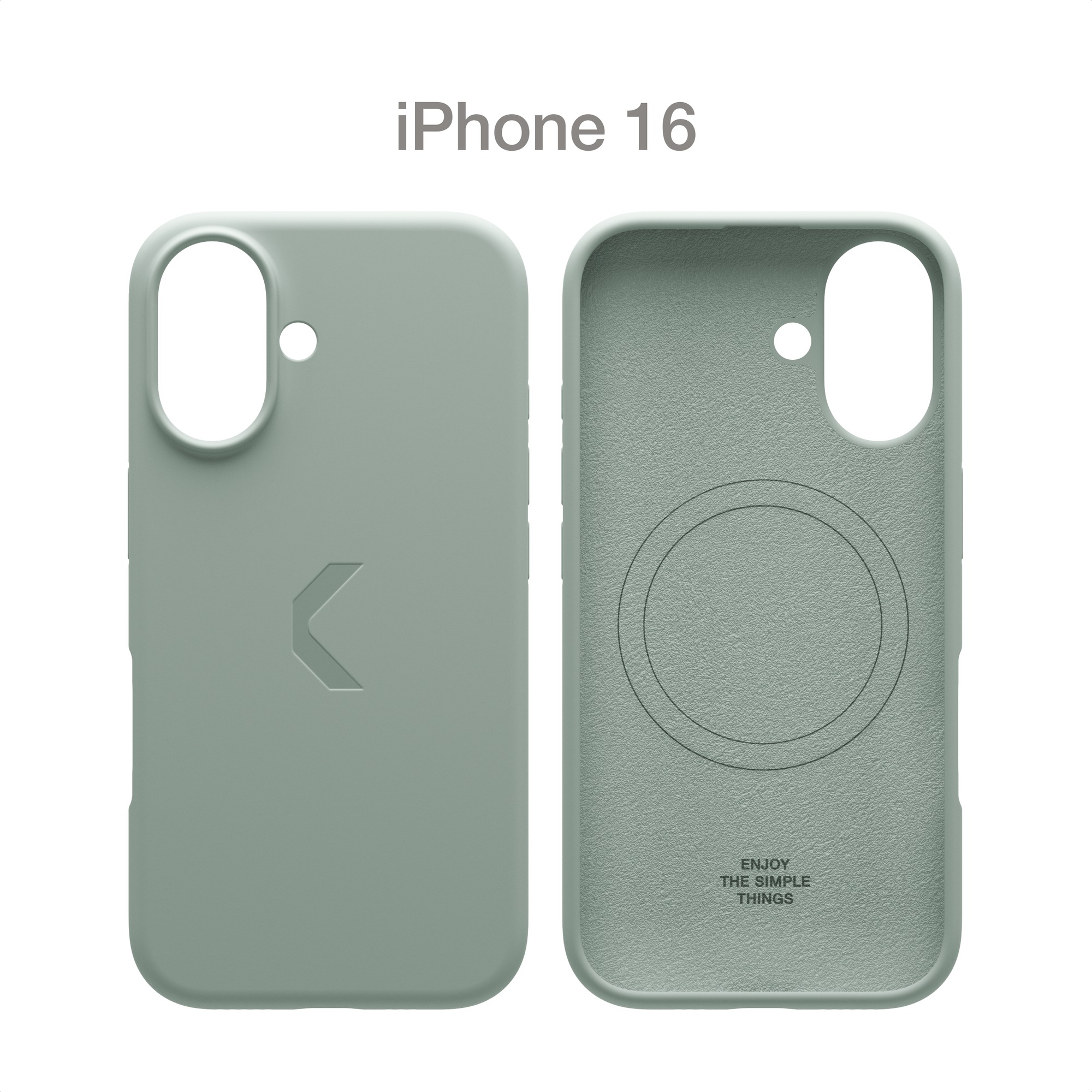 Чехол Commo Shield Case для Apple iPhone 16 с поддержкой беспроводной зарядки Commo Gray 1835₽