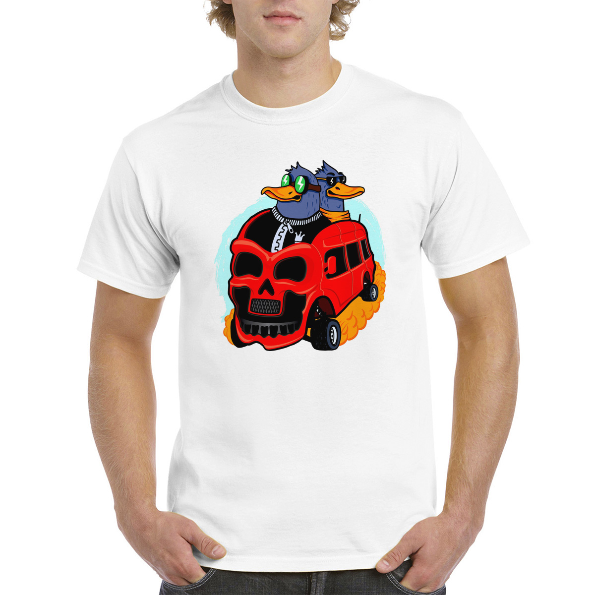 

Футболка унисекс CoolPodarok M0151487 белая 58 RU, Белый, M0151487