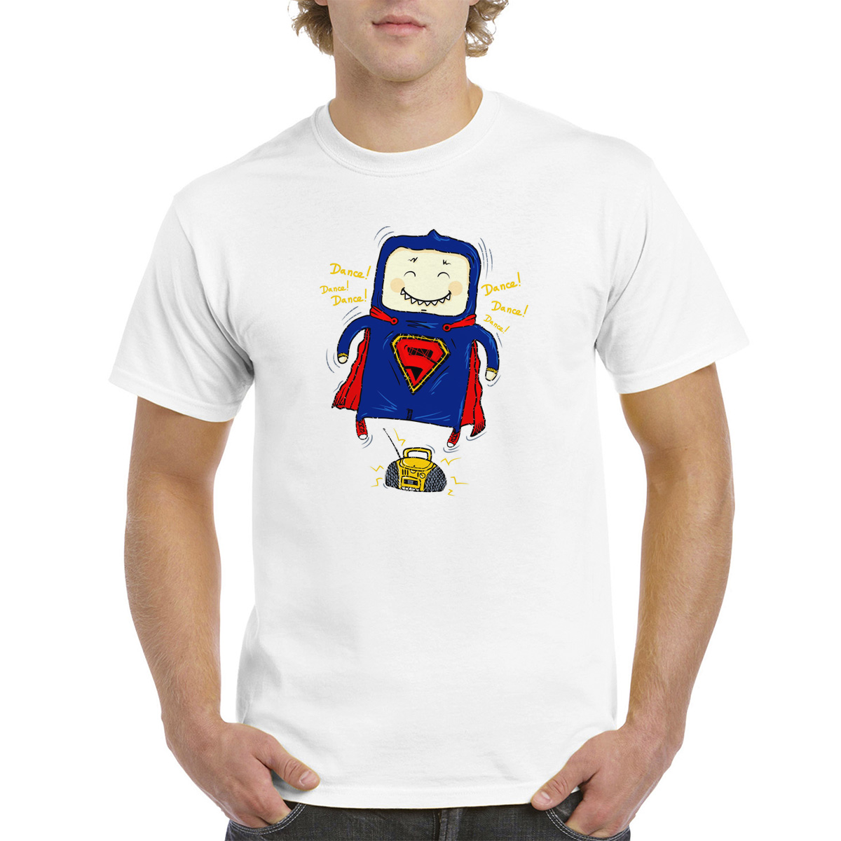 

Футболка унисекс CoolPodarok M0151488 белая 56 RU, Белый, M0151488