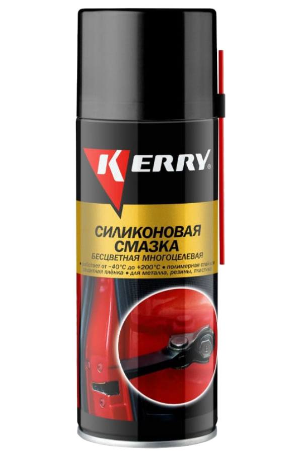 KERRY KERRY Смазка универсальная силиконовая (аэрозоль) - 520 мл. /12