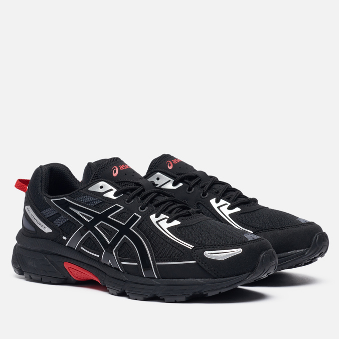 фото Кроссовки женские asics gel-venture 6 черные 37.5 eu