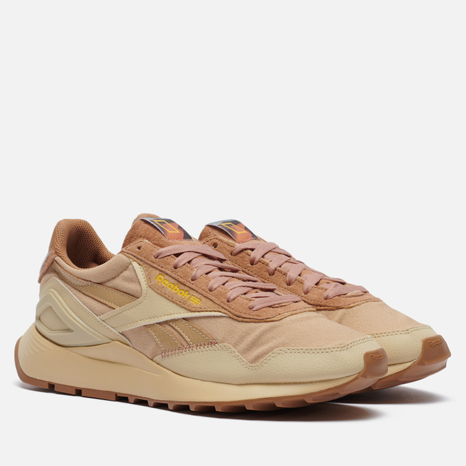 фото Кроссовки мужские reebok x national geographic classic leather legacy az бежевые 42.5 eu