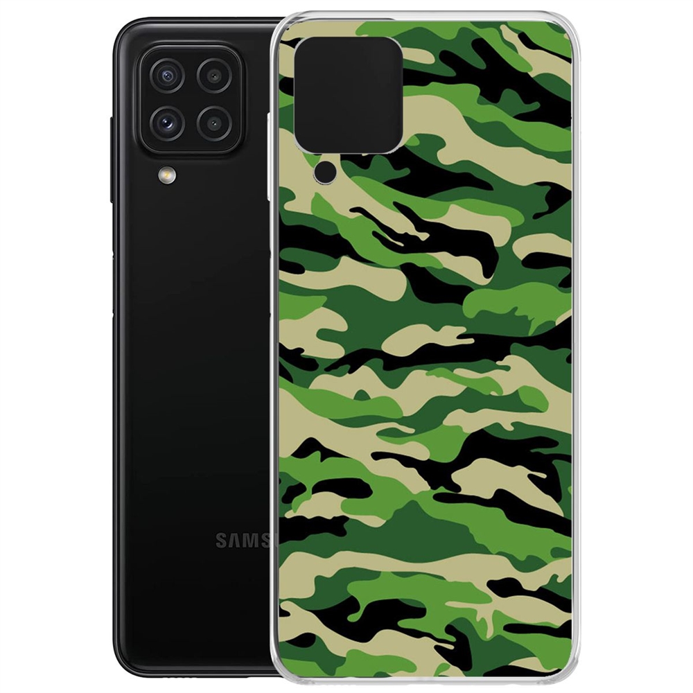 Чехол-накладка Камуфляж зеленый для Samsung Galaxy A22/M22 (A225/M225)