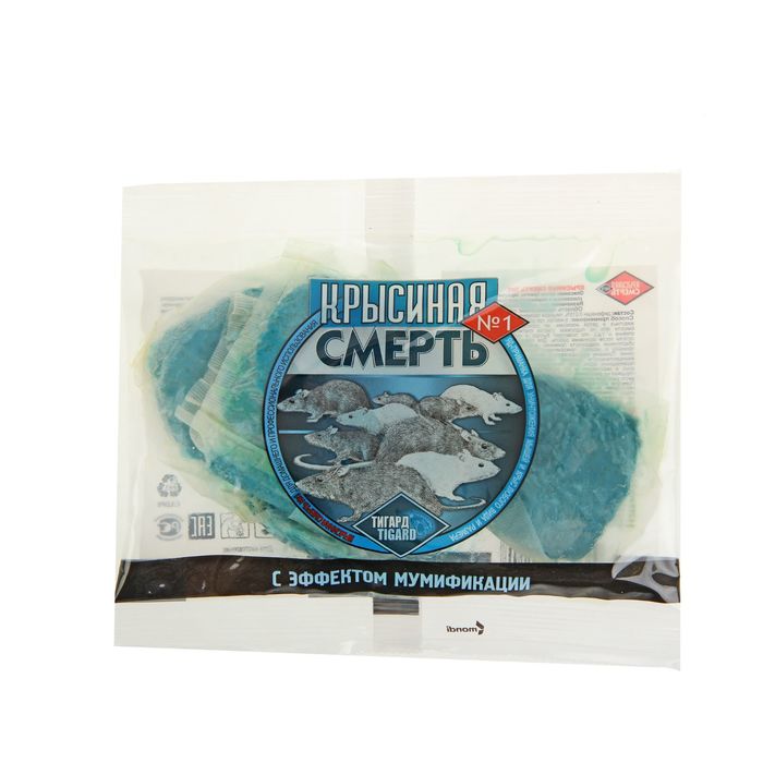 

Тесто от грызунов Крысиная Смерть № 1 Р00003589 100 г