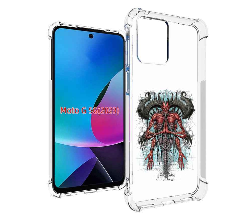 

Чехол MyPads дьявол для MOTO G 5G 2023, Tocco