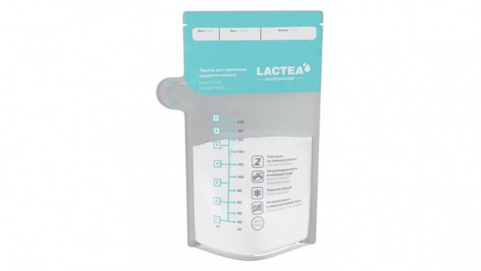 

Пакеты для сбора и хранения грудного молока Lactea 25 шт. 200мл., 2160