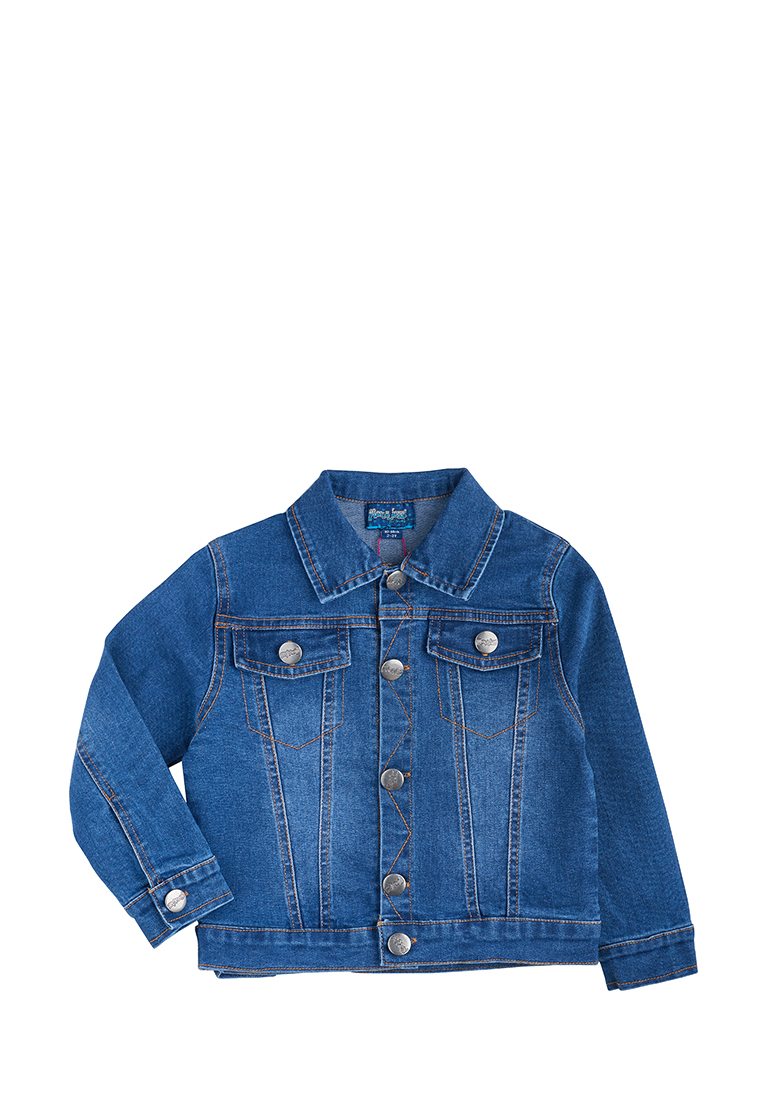 фото Куртка джинсовая детская max&jessi ss20c478 синий р.116