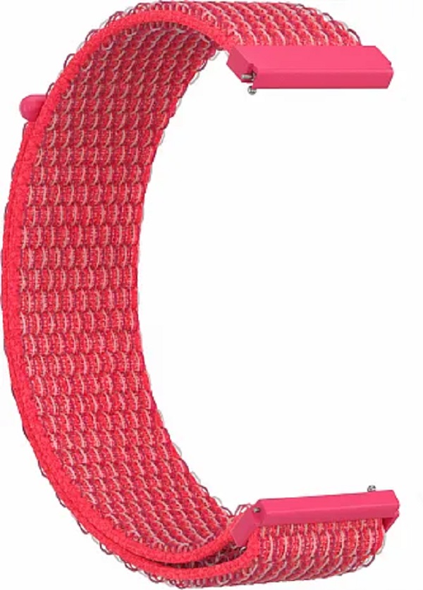 

Ремешок нейлоновый GSMIN Woven Nylon 20 для Garmin Vivomove HR Sport (Розовый)