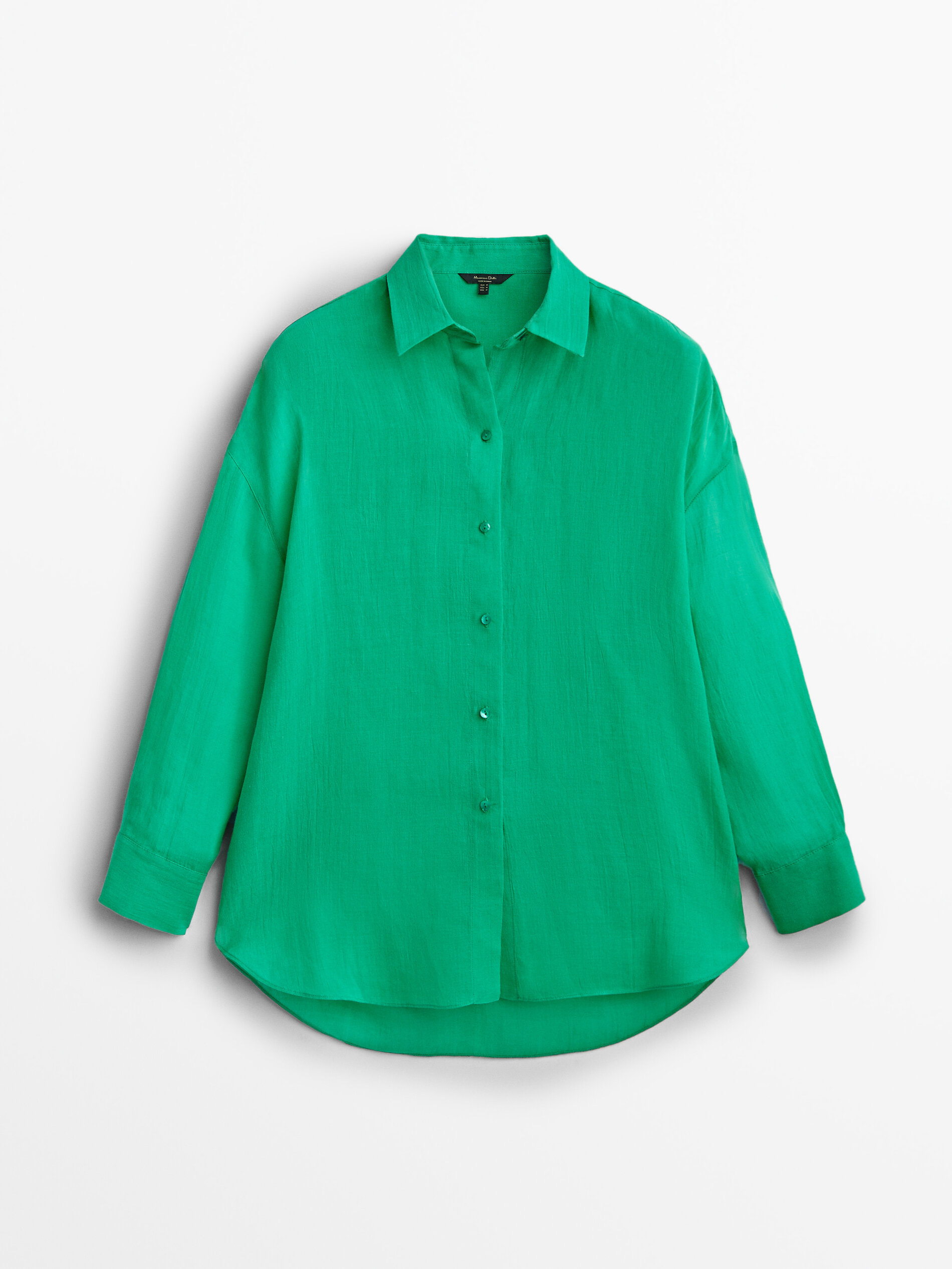 

Блуза женская Massimo Dutti 05192516509 зеленая XS, 05192516509