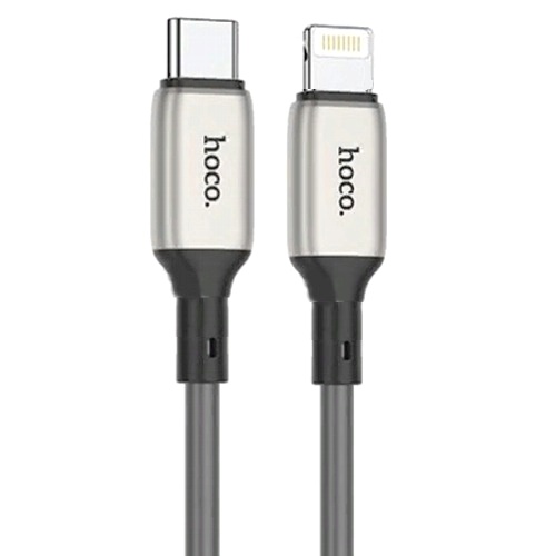 Кабель USB Type-C на Lightning Hoco X66 PD 20W Grey - 1 метр X66ia Grey 630₽