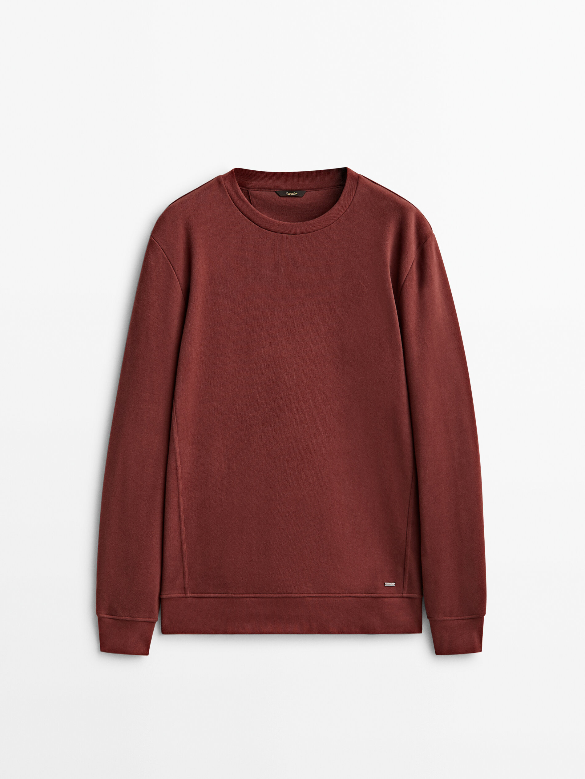 

Свитшот мужской Massimo Dutti 00735291968 бордовый M, 00735291968