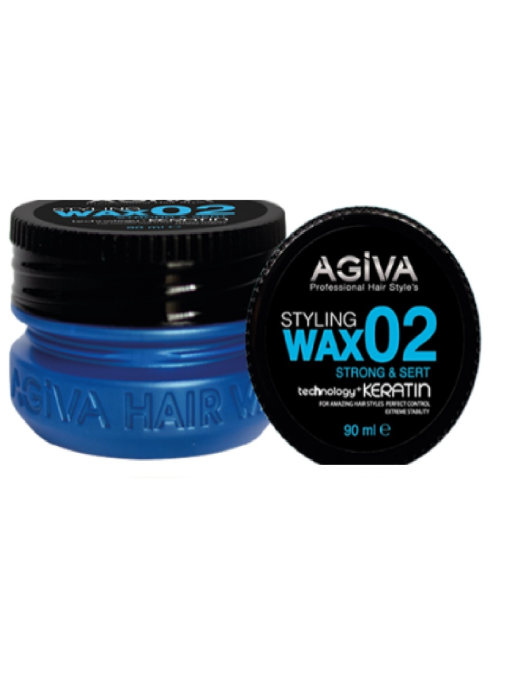 фото Кератиновый воск для волос agiva keratin wax 02 strong 90 мл