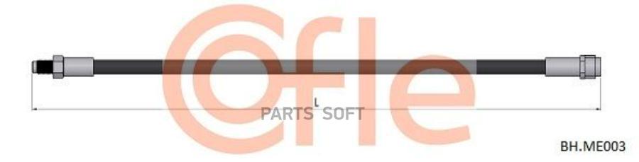 

Шланг Тормозной Передн Mercedes C (W202/203/204) 94- / E (W210) 96- / Clk (W208/209) 98- C