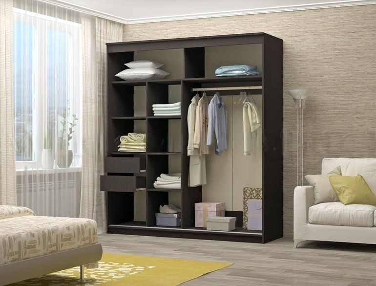 

Шкаф-купе Элегант-7, Коричневый, Шкаф-купе_Elegant-7_Фабрика МИФ