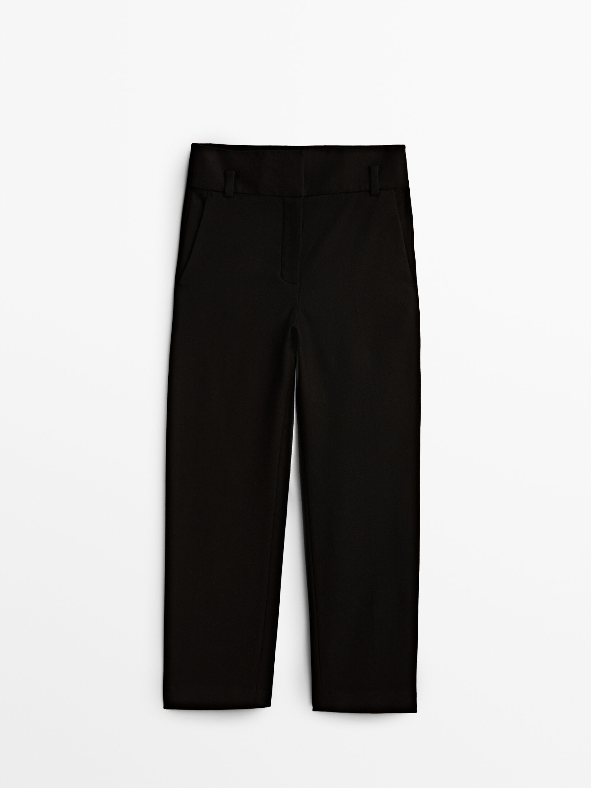 

Брюки женские Massimo Dutti 05014615800 черные 40, 05014615800