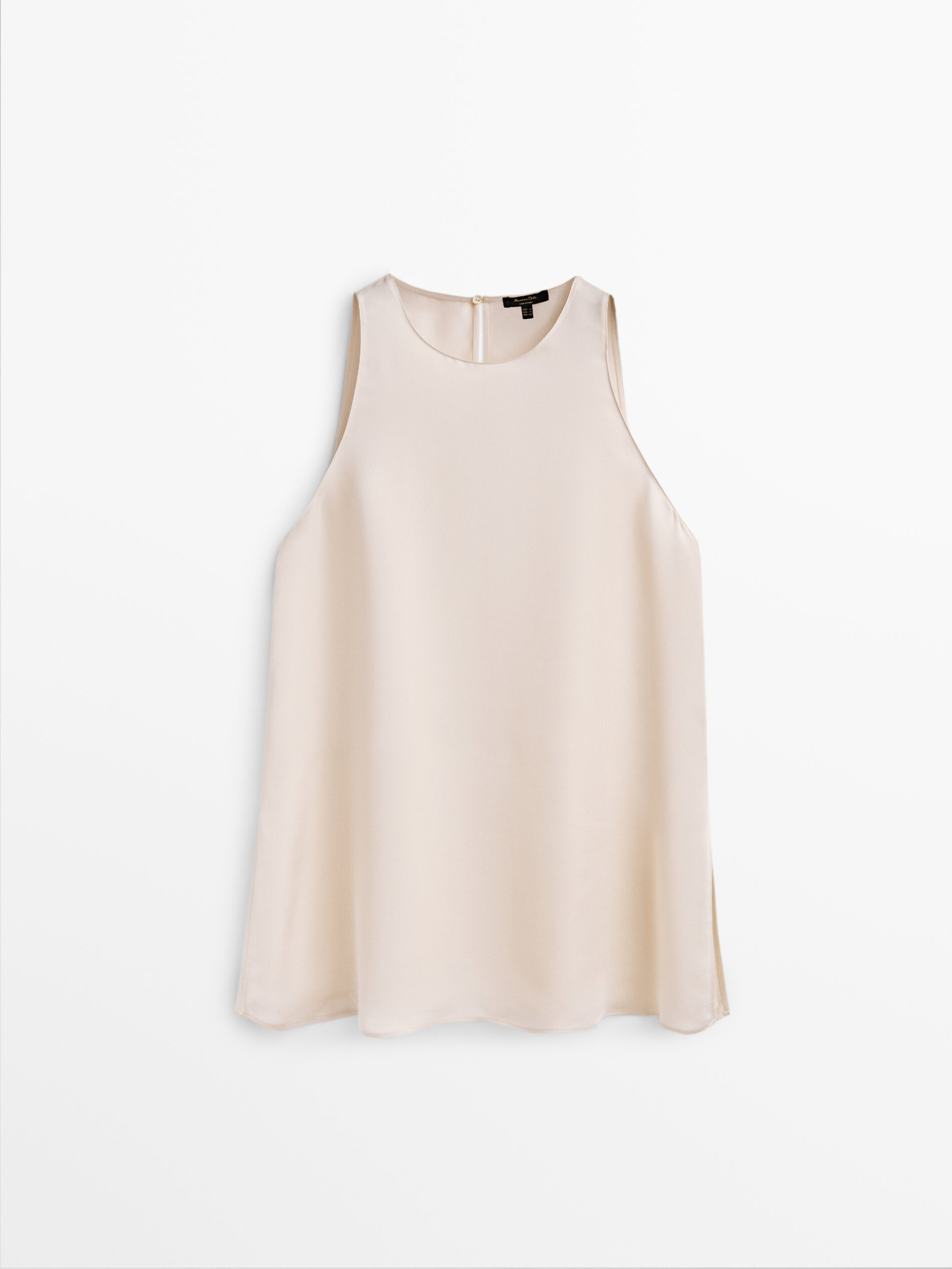 

Топ женский Massimo Dutti 05125817805 серый L, 05125817805