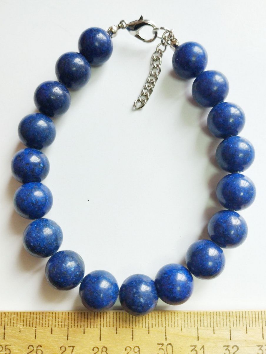 

Браслет из стали р. 21 Красота камня Лазурит, лазурит, Лазурит