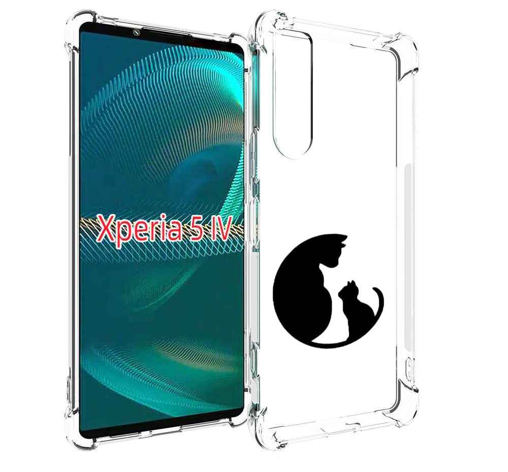 

Чехол MyPads коты в полукруге для Sony Xperia 5 IV (5-4), Прозрачный, Tocco