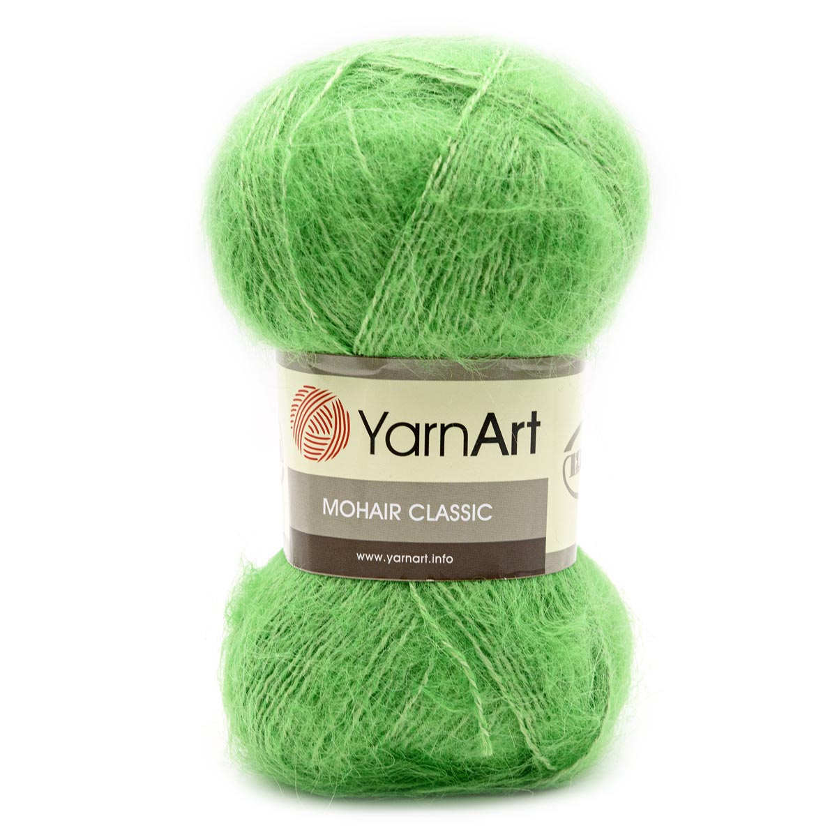 

Пряжа YarnArt Mohair 100г, 220м (мохер, акрил) (137 светло-зелёный), 5 мотков, Зеленый, Mohair