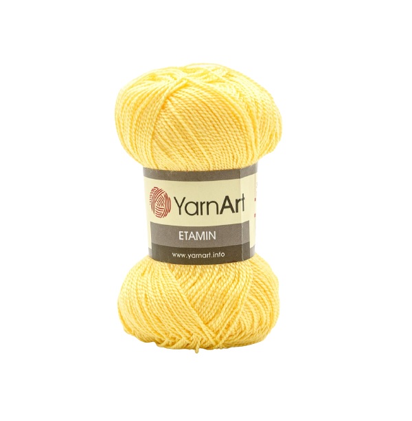

Пряжа YarnАrt Etamin 30г, 180м (100% акрил) (461 жёлтый), 10 мотков, Желтый, Etamin