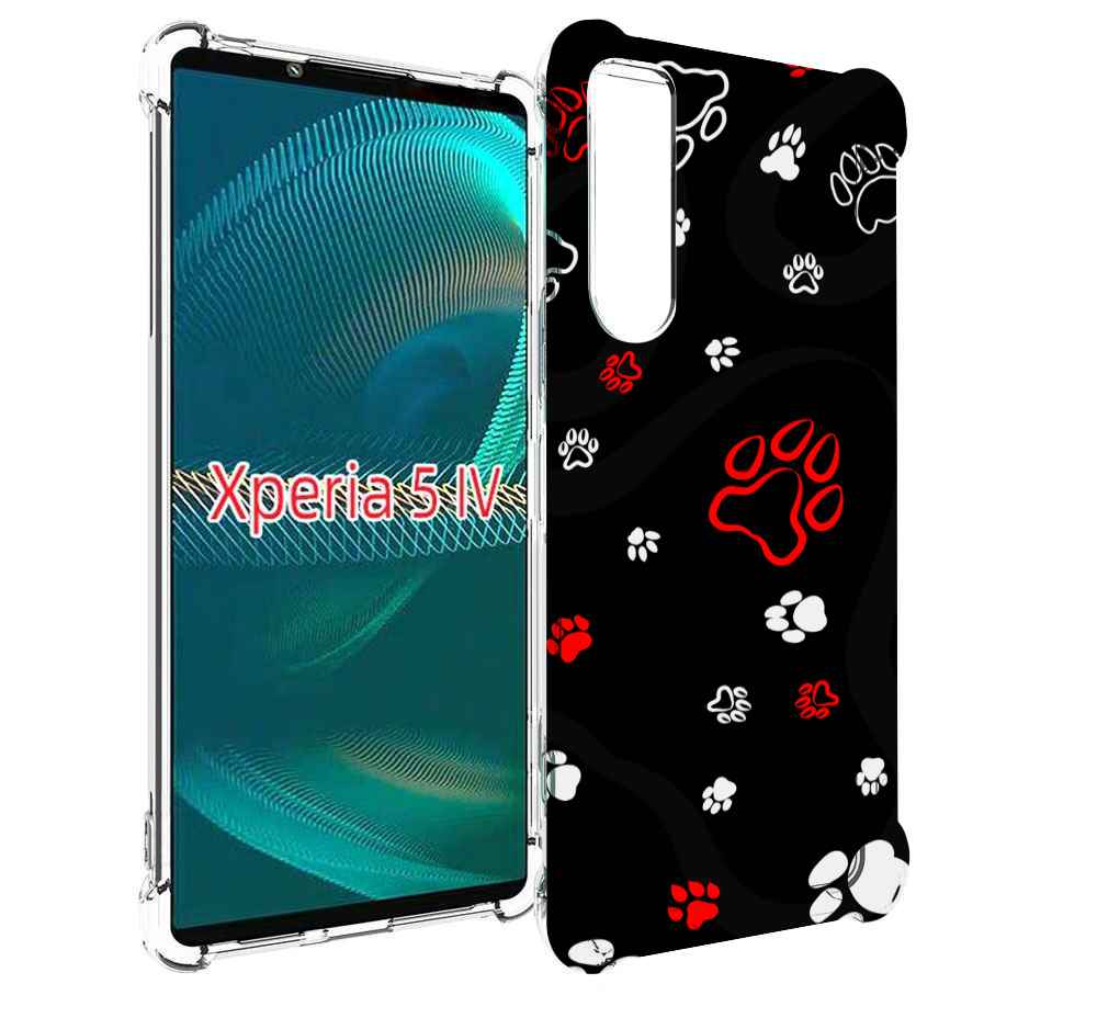 Чехол MyPads кошачьи-лапки для Sony Xperia 5 IV (5-4)