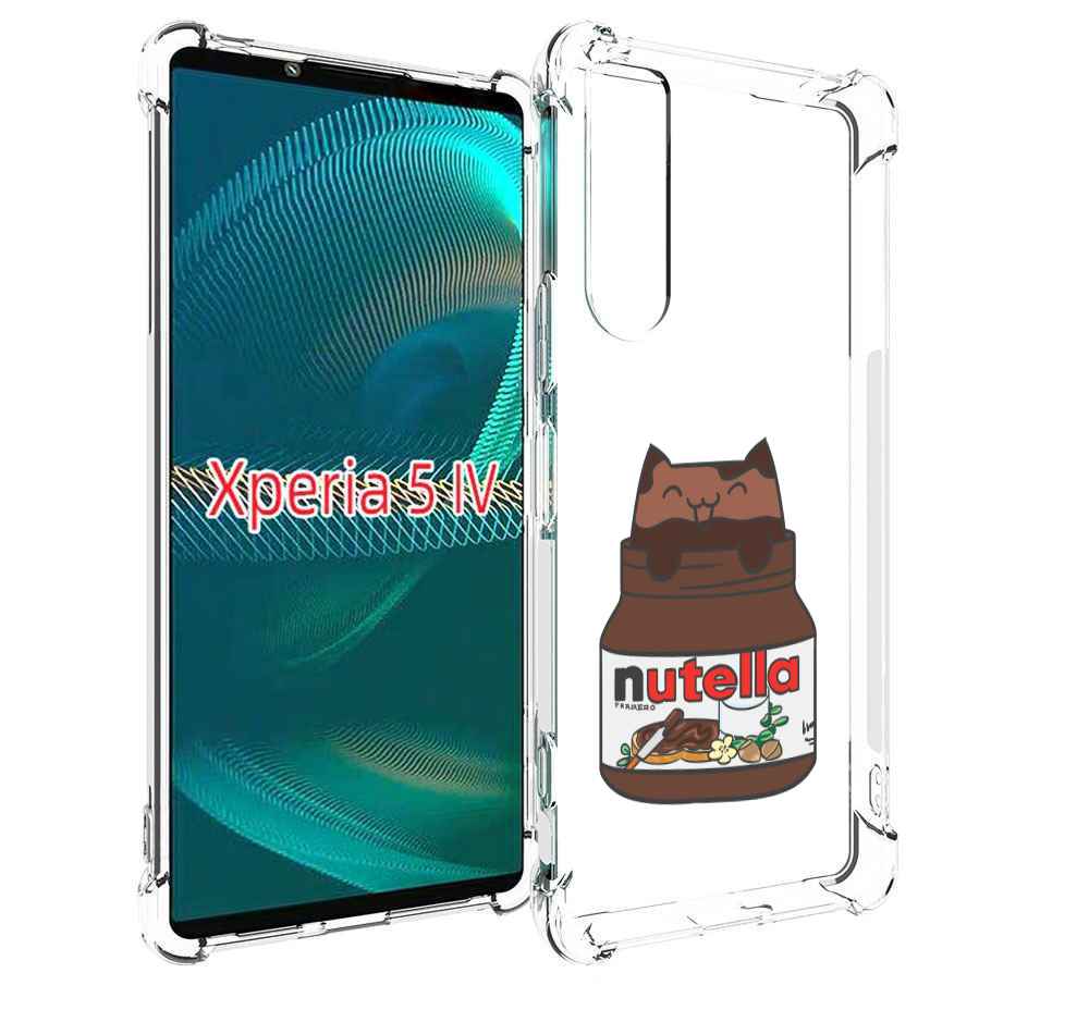 

Чехол MyPads кошечка-в-нутелле для Sony Xperia 5 IV (5-4), Прозрачный, Tocco