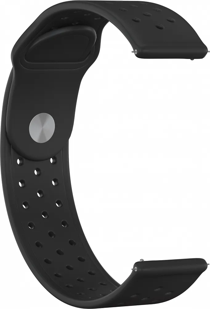 

Ремешок силиконовый GSMIN Sport Edition 20 для Huawei Watch GT 2 42мм (Черный)