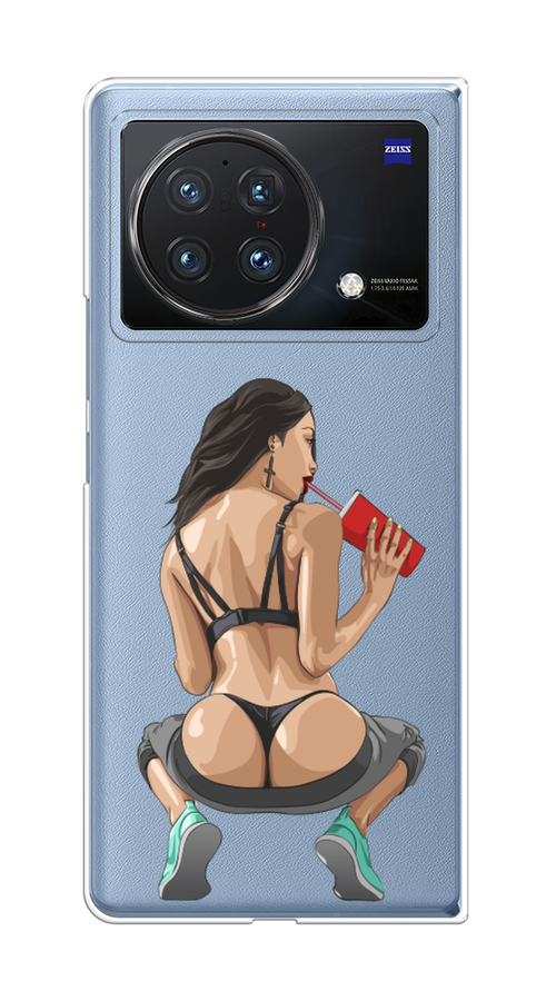 

Чехол на Vivo X Fold "Сочные булочки", Бежевый;красный;черный, 266750-6