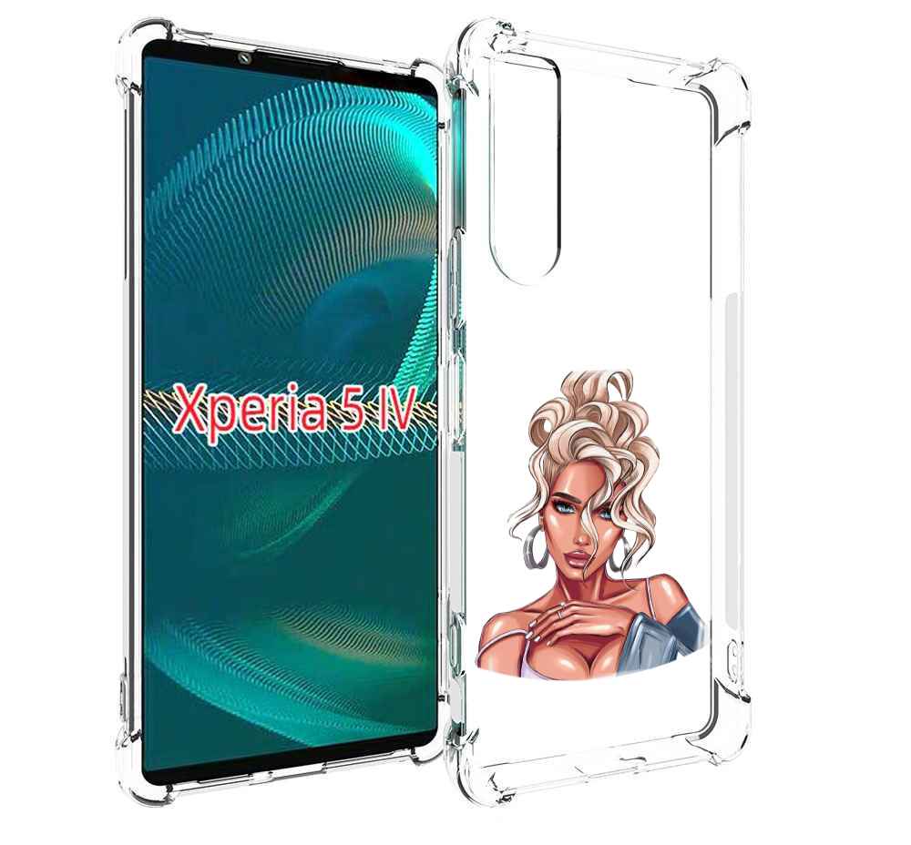 

Чехол MyPads красивая-блондинка женский для Sony Xperia 5 IV (5-4), Прозрачный, Tocco