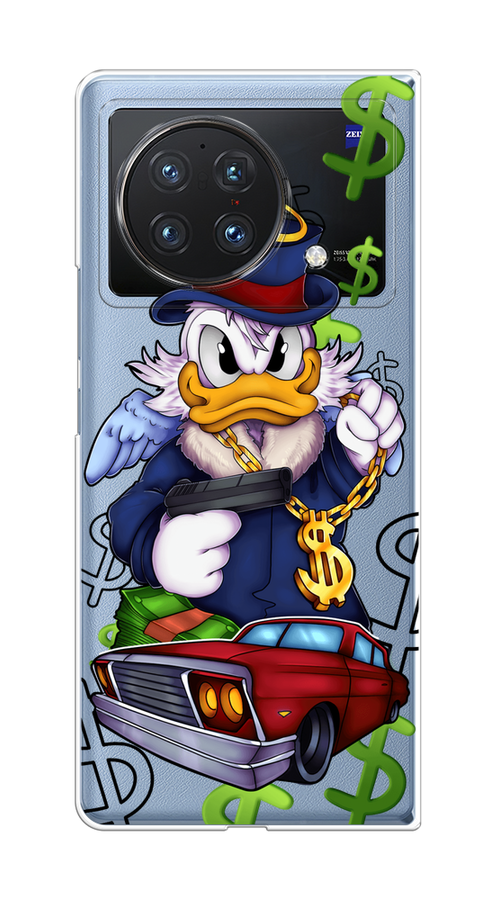 

Чехол на Vivo X Fold "Scrooge McDuck with a Gold Chain", Красный;синий;белый, 266750-6