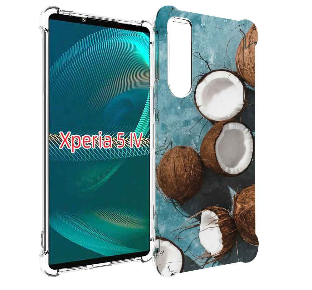

Чехол MyPads красивые-кокосы для Sony Xperia 5 IV (5-4), Прозрачный, Tocco