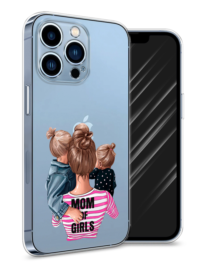 

Чехол Awog на Apple iPhone 13 Pro / Айфон 13 Pro "Mom of Girls", Разноцветный, 14350-6
