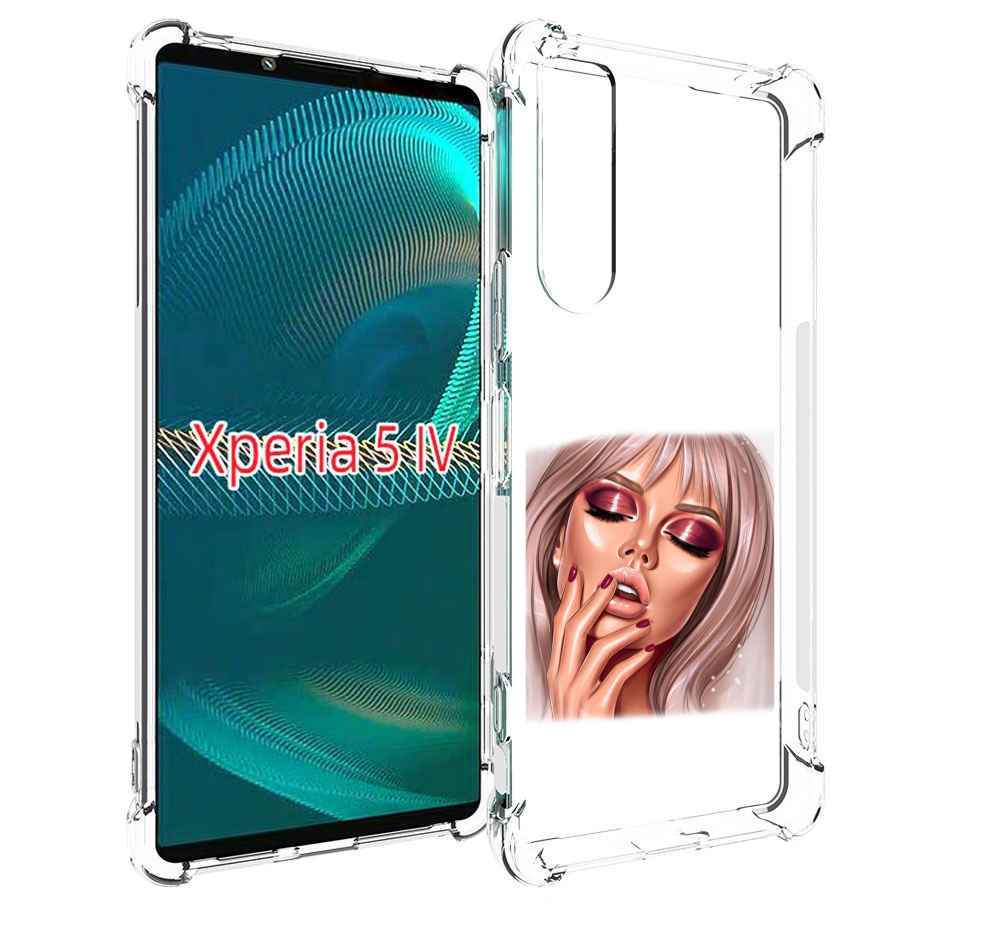 

Чехол MyPads красивый-портрет-девушки женский для Sony Xperia 5 IV (5-4), Прозрачный, Tocco